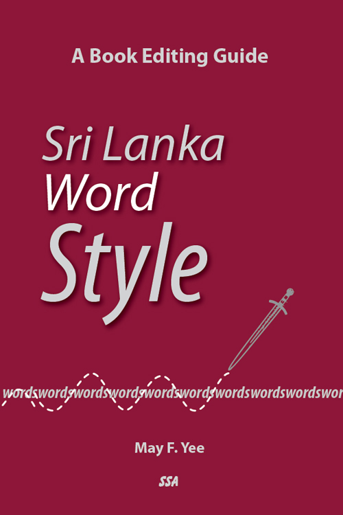 A Book Editing Guide: Sri Lanka Word Style